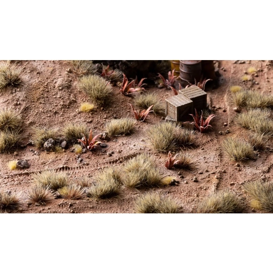 Gamers Grass Light Brown – 6 mm (Wild) | Kępki trawy do suchych dioram i podstawek